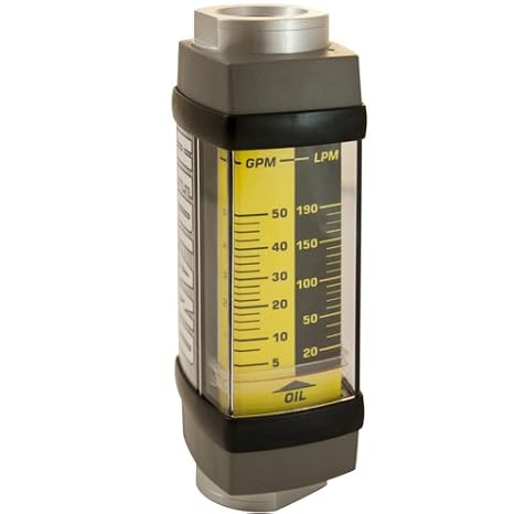 Hedland Flow Meters (Badger Meter Inc) H760A-050 - Flow Rate Hydraulic Flow Meter - 50 gpm Max Flow Rate, SAE-16 1 in Port Size