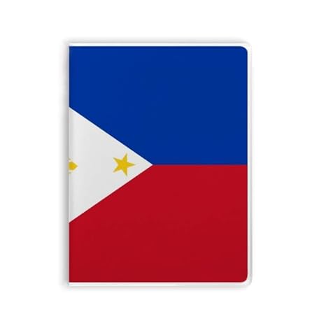 Philippines National Flag Asian Country Notebook Gum Cover Daily Soft Cover
