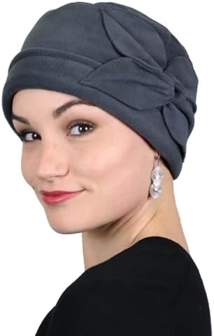 Hats Scarves & More Womens Fleece Beanie Hat Chemo Headwear Ladies Lightweight Winter Head Covering Butterfly
