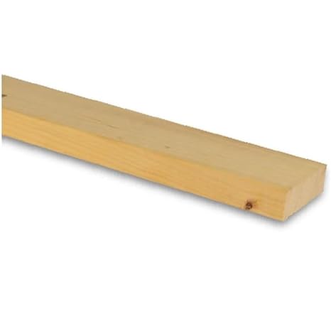 PACK OF 15(Total 15 Units)-47mm x 175mm (7x2")(45mm x 170mm Finish) C24 Kiln Dried Regularised Carcassing Timber-4.8m Length