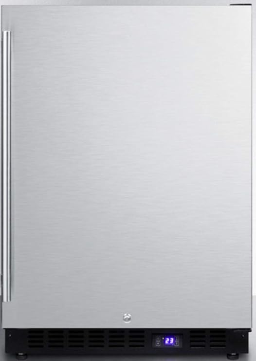 Summit Undercounter Freezer, Stainless-Steel - SCFF53BSS