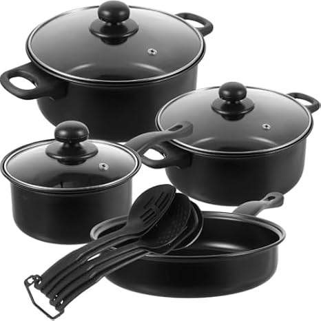 Pots and Pans Set 13 Piece Non-Stick Cookware, Pot, Stewer, Frying Pan, Multi Kitchenware