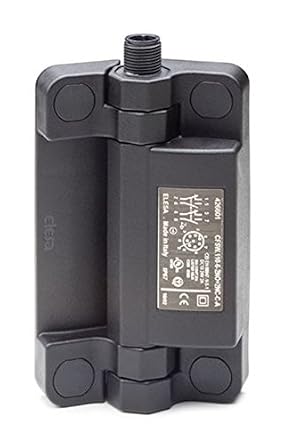 Elesa 426601 Hinges with Built in Safety Multiple Switch, 2 No Contacts, 2 NC Contacts, 8 Pole Male Connectors, Top Axial Output