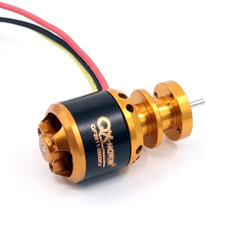 for QX-Motor QF2611 3500KV 4500KV Brushless Motor 55mm 64mm Ducted Fan Jet EDF 3-4S Lipo for RC Airplane FPV Drone Engine (Color : 64mm 4500KV Motor)