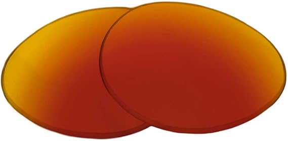 Sunglass Fix Replacement Sunglass Lenses Compatible for Garrett Leight Harding BRT 47mm (Polarized SFx Ultra Red-Orange Mirror Blue Pair)