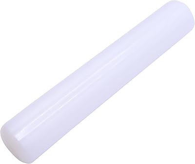 Knights Bridge Global PP85 PME Non-Stick Polyethylene Rolling Pin, 6 for Cake & Cookie Decorating, White, 6