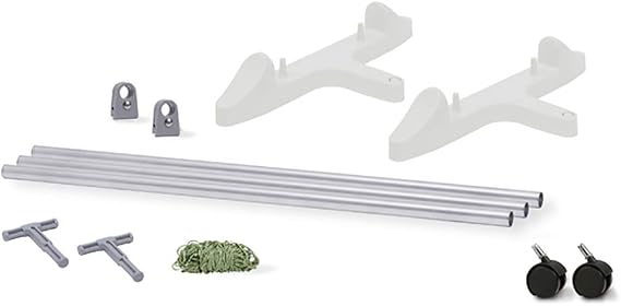 EarthBox 81032.06 System, White, 3 ft. Garden Stakes, 3-Foot