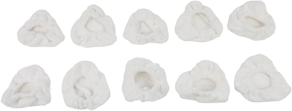 Reusable Microfiber Triangle Steam mops Pads, Washable Bonnet Covers for Dupray Awasky, Deep Clean Grime Grease Remover for Hardwood Stone, 5 Pack(10 PACK)