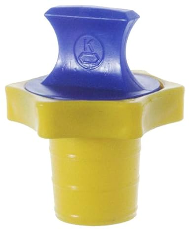 Kimax 28160R-16 HDPE Linear Stopper, 16 Size
