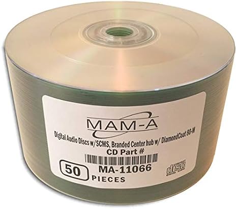 MAM-A 80m Silver Digital Audio Unbranded in Shrink Wrap - 100 Count