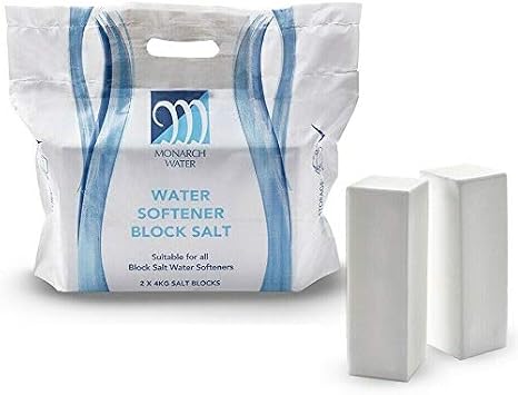 Monarch Water Ultimate 8kg Water Softener Block Salt (2 x 4kg salt blocks)
