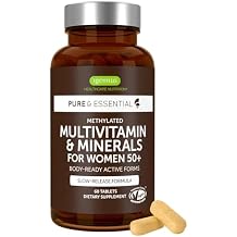 Igennus Methylated Mens Multivitamin with 22 Actives, Added Lycopene for Antioxidant Support, High Potency B12, Sustained Release, Pure & Clean, Non-GMO & Halal, 60 Tablets