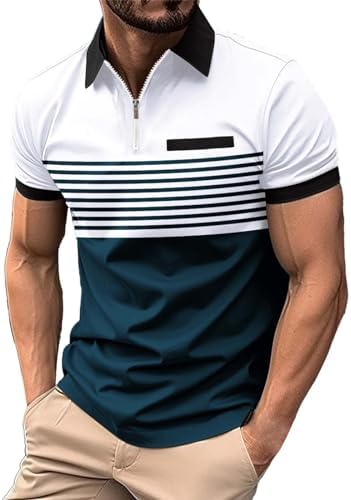 Polo Shirt Men 2024 Shirts Short Sleeve Performance Patriotic Shirt Funny Shirt Golf Shirts for Men Big and Tall