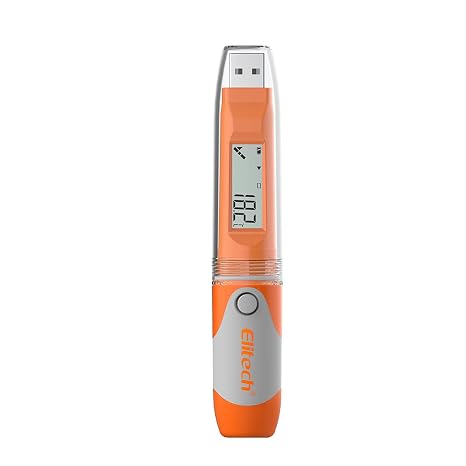 Elitech USB Temperature Data Logger Reusable Digital Recorder Medical Refrigerator Thermometer Programmable Monitor 32000 Points High Accuracy, RC-51