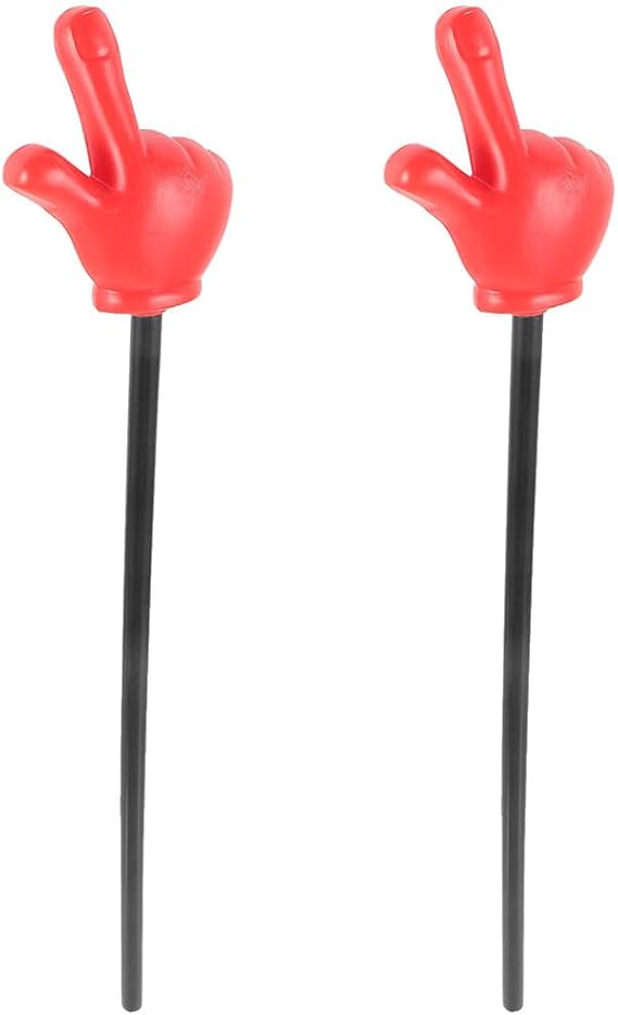Vaguelly Hand Pointers 2-Pack Plastic Gesture Sticks for Teachers Classroom Activities Party Games Dance Performances Easy to Hold Party Props