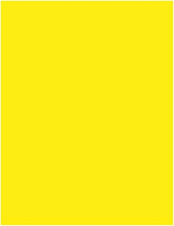 Pacon Neon Multi-Purpose Paper, Yellow, 8-1/2" x 11", 100 Sheets