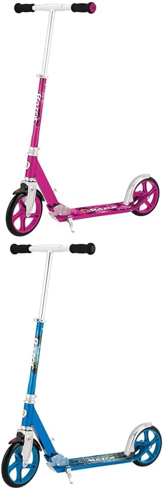 Razor A5 Lux Kick Scooter for Kids Ages 8+ 8" Urethane Wheels & A5 LUX Kick Scooter - Pink - FFP,38.6 Inch
