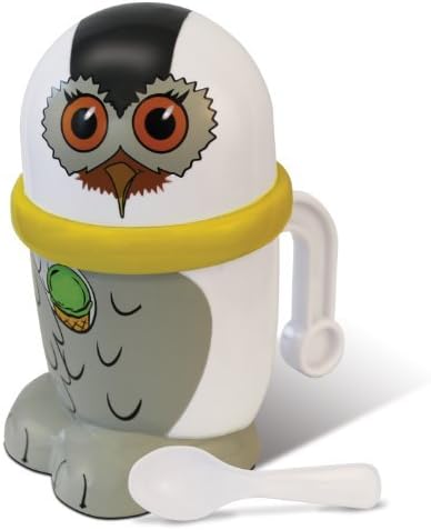 Ice Cream MUGZ Personal-Size Instant "Make Your Own" Mini Ice Cream/Slushy Maker, SNOWY OWL