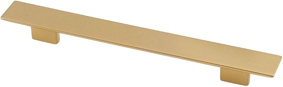 192 mm Contemporary Rectangular Pull in Brass