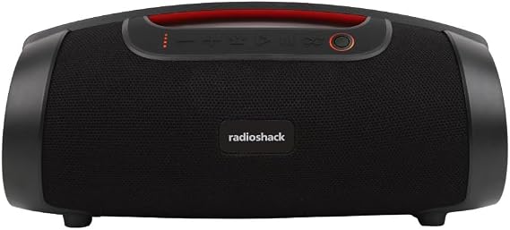 RadioShack IPX5 Waterproof Bluetooth Speaker with RGB Light, Black, 40W