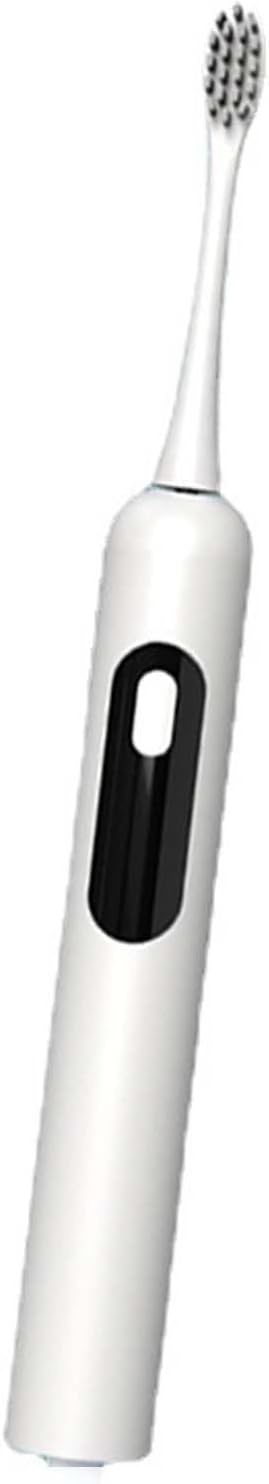 Sonic Electric Toothbrush, 5 Modes, 38,000 Beats/Min, Smart Alert, 2 Interchangeable Brush Heads, White/Green/Pink (White)