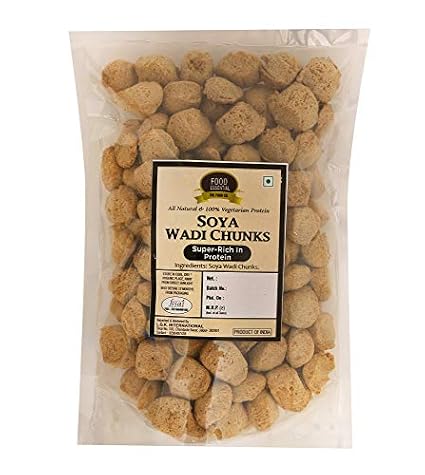 Food Essential SOYA Wadi Chunks 1 kg.