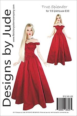 Designs by Jude Splendor Printed Sewing Pattern for 1/3 Iplehouse EID BJD Dolls