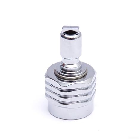 Scuba Diving Regulator Adapter Quick Release AD-331 Copper Chrome Plated LP Hose Connector for BCD Valve UK Dive Gear Silver 25g