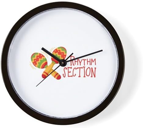 CafePress Rhythm Section 10" Wall Clock for Livingroom, Kitchen, or Office
