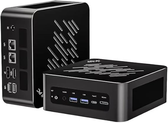 Ryzen 7 7840HS Gaming Mini PC, USB4, 2x2.5G LAN, 2xNVMe, Win11, Metal Body