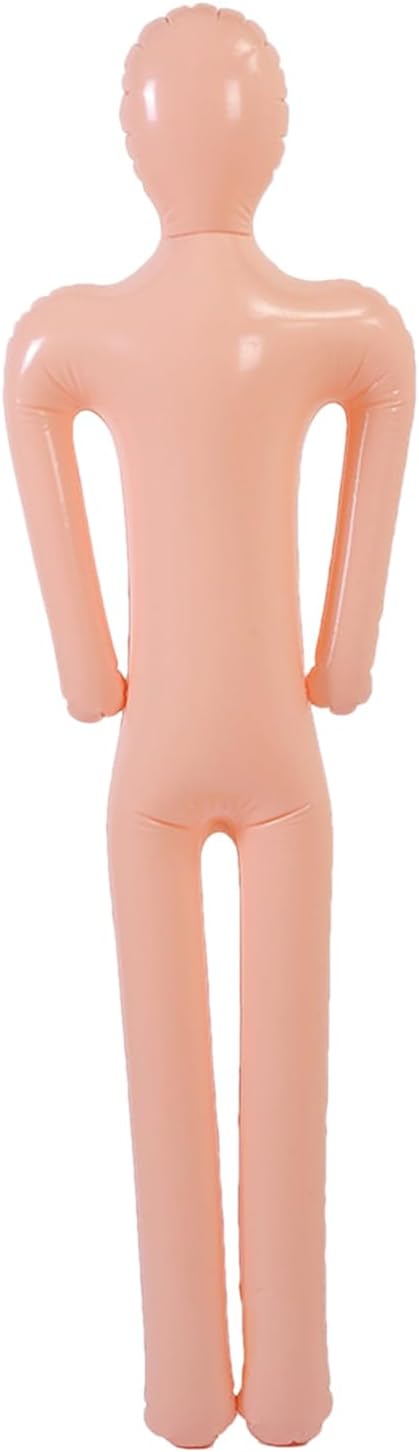 Inflatable Body – Halloween Prop Doll, Life Size Decoration Model | Scary Party Display for Yard Haunted House Farm Fence Indoor Room Event Outdoor Cosplay Horror Figure Trick Treat Setup Accessory