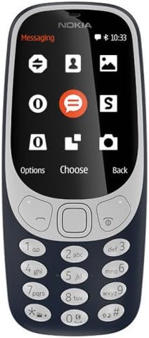 Nokia 3310 2.4 Blue Feature phone - mobile phones (6.1 cm (2.4) 240 x 320 pixels MicroSD (TransFlash) 16 MB 32 GB 2 MP)