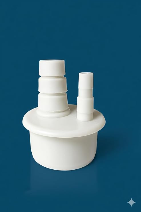 Çamaşır ve Kurutma Makinası Tahliye Adaptörü, Beyaz Plastik Bağlantı Parçası
