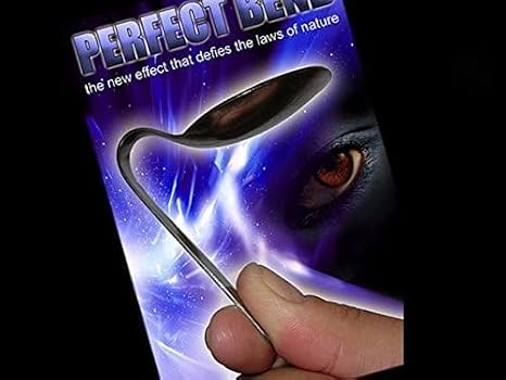 MOMOMAGE 1 Pair Perfect Bend Magic Tricks Magician Spoon Bending Magic Close up Street Stage Illusions Gimmick Prop Comedy Mentalism Accessories