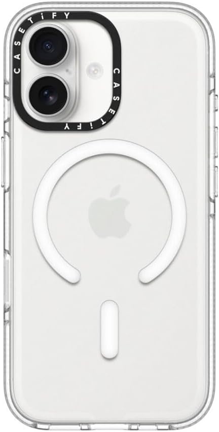 CASETiFY Clear iPhone 17 Case [Not Yellowing / 6.6 ft. 3X Military Grade Drop Prootection/Compatible with Magsafe] - Clear