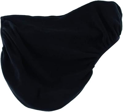 Rhinegold Fleece Saddle Cover-Black