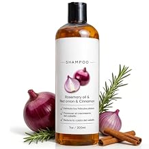 Excalvo Shampoo, Excalvo Shampoo Para Hombre with Rosemary Oil & Red Onion & Cinnamon, Onion Shampoo for Hair Growth, Promotes Stronger, Thicker and Longer Hair for Women & Men (1)