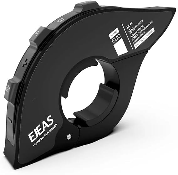 EJEAS EUC Motorcycle Handlebar Remote Controller Ip65 Waterproof and Slim Body,Suitable for EJEAS Q8/V4 Plus/V6 Pro+(Only the Interface of V6 Pro is Type-C and can be adapted to EUC)
