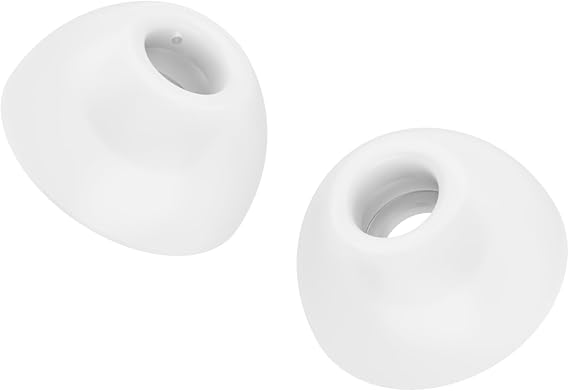 Replacement Hearing Aid Domes for Diamond X1 - Medium (11.5mm), White - 6 Pairs (3 Open, 3 Closed) Silicone Ear Tips Accessories