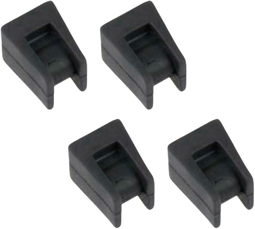 Supervac Arçelik OCD608B, OCD607YB, Beko HISG64120SD, AOCG64130DS, AOCG64130XDS ile Uyumlu Ocak Lastiği, 4 Adet, Siyah