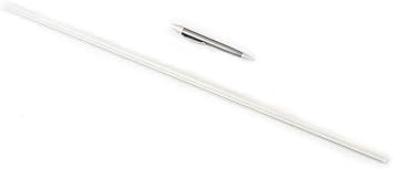 600x10x10mm Beam Clear anodised Pack of 2