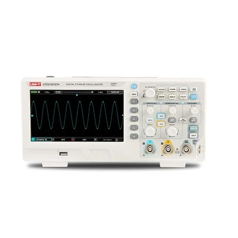 UNI-T UNI-Trend UTD2202CEX+/UTD2102CEX+ 2 Channels Digital Oscilloscopes 7inch LCD 1GS/s Benchtop Digital Storage Oscilloscopes(UTD2102CEX+)