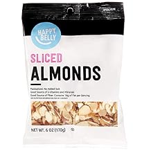 Amazon Brand - Happy Belly Sliced Almond, 6 ounce (Pack of 1)