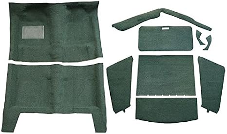 ACC Automotive Carpet Compatible with 1967 to 1969 Plymouth Barracuda, Automatic Complete Kit (501-Black 80-20 Loop)