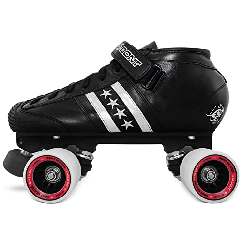 Bont Roller Skates - LowCut Quadstar Speed Skating - Roller Skates - Indoor and Outdoor - 100% Leather