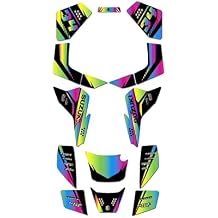 Graphics Kit for Suzuki LT80 (All Years) ICON Series Rainbow 16 Mil - On/Off The Road - ATV UTV Custom Racing Graphics Stickers Decals Kit, no-Plastics