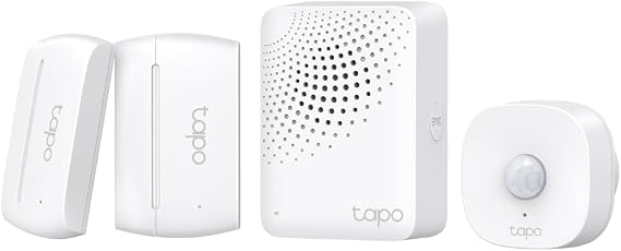 TP-Link Tapo T30 KIT - Akıllı Ev Sensörleri Başlangıç Kiti, Akıllı Hub, Hareket Sensörü, 2* Kapı/Pencere Kontak Sensörü