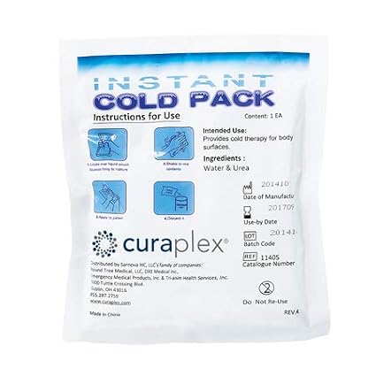 Cold Pack, Large, Squeeze to Activate, 7" X 7.5", Case of 24