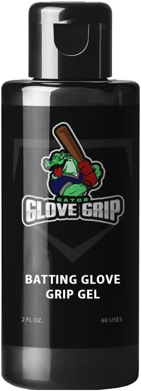 Gator Glove Grip Batting Glove Gel - Boost Glove Tack - Make Baseball Softball Gloves Sticky