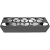 HUBERT Asparagus Container Insert Rectangular Black ABS - 22 1/2"L x 13 1/4"W x 4 5/8"H